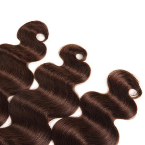 Prezzo all'ingrosso colore marrone <span class=keywords><strong>cioccolato</strong></span> onda dei <span class=keywords><strong>capelli</strong></span> umani 100% <span class=keywords><strong>capelli</strong></span> umani crudi vergini brasiliani - Product Image 5