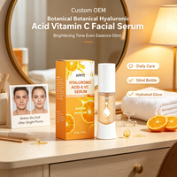 Sérum Éclaircissant et Hydratant à l'Acide Hyaluronique et Vitamine C, Essence Unifiante au Glutathion en Stick, Marque Blanche OEM