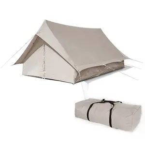 חדש עיצוב 3M/4M/5M/6M חיצוני Glamping כותנה בד פעמון אוהל אוהל יורט אוהל 4 עונה