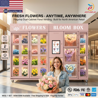 JFP 2 a 8 ℃   Máquina Expendedora de Flores Refrigerada de Autoservicio para Supermercados y Centros Comerciales