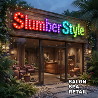 Enseigne LED personnalisée pour devanture de magasin, lettres lumineuses pour commerce de détail et façade de boutique, fabricant