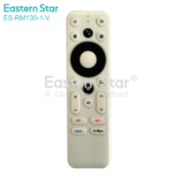 Télécommande ES-RM130-1-V Prix Usine pour Nouveau Google Chromecast 4K TV Google Voice Décodeur Smart TV G9N9N Voice BT IR