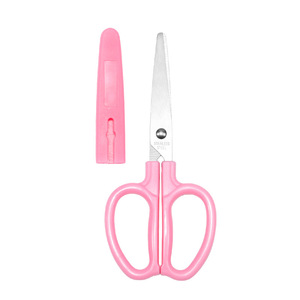 Pink Stainless Steel Scissors 135mm Household Office Use With Sleeve Durable Stationery Cutting Tool - Product Image 4