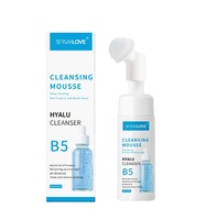 Nettoyant Visage pour Peaux Sensibles 4-en-1, Nettoyage Profond Hydratant et Moussant