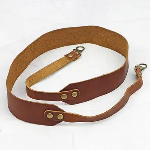 Cinturino per fotocamera in vera pelle personalizzato di alta qualità personalizzato cinturino per fotocamera Vintage di moda