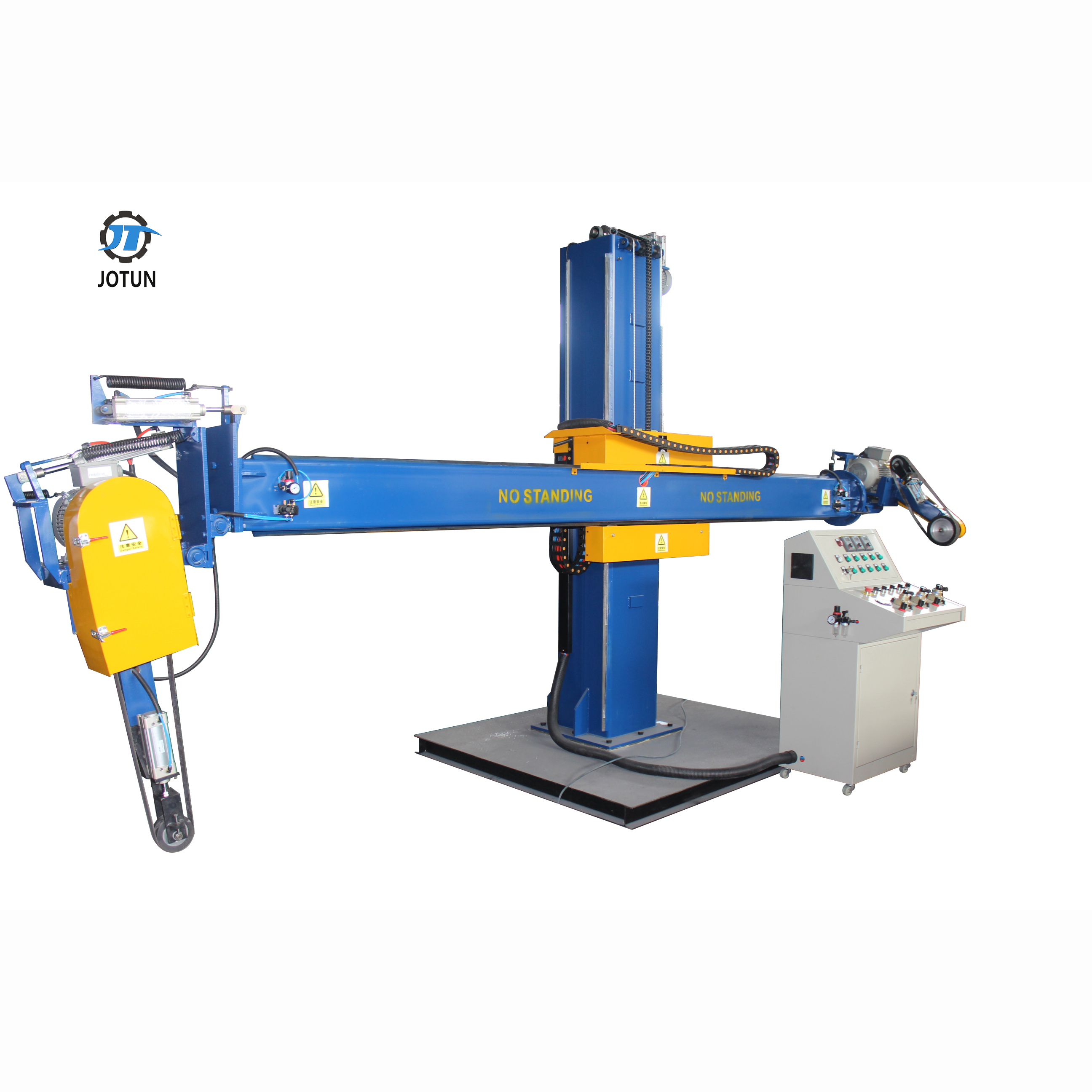 Полностью автоматическая полировальная машина для металлических сосудов из нержавеющей стали для полировки поверхности резервуара из нержавеющей стали