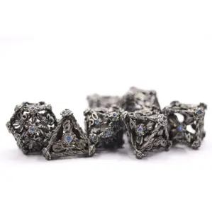 Factory Hot Sales Kunden spezifische Farb unterhaltung Würfel Set Hollow Metal Dragon Dice