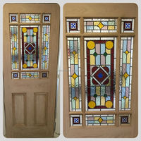 Bloques de Vidrio Emplomado Hechos a Mano, Duraderos y Personalizados para Iglesias, Hoteles y Edificios |   Decoración de Glicinia de Estilo Europeo con Estructura Sólida