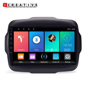 Autoradio Icreative 2+32 Go pour JEEP Renegade 2016-2018, Android CarPlay, GPS, Navigation, 4G WiFi, Écran tactile, Garantie 1 an dans le monde entier - Product Image 1
