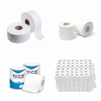 Machine de rembobinage de papier toilette entièrement automatique à grande vitesse pour rouleaux jumbo blancs en pâte de bois vierge
