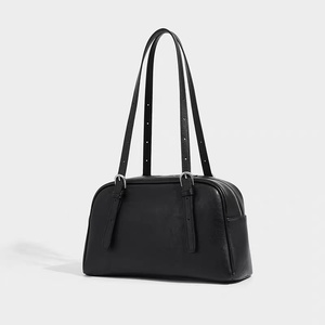 Bolso de Hombro de Piel Genuina de Vacuno Curtido Vegetal de Primera Calidad con <span class=keywords><strong>Tres</strong></span> Correas, Estilo Casual para Mujer, para Uso Diario y Viajes, con Correa Ajustable - Product Image 2