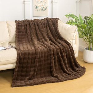 Precio directo de fábrica Manta de tiro personalizable estampada Jacquard ecológica 100% poliéster para todas las estaciones - Product Image 6