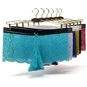 MISS&HUA Nuovo Stile <span class=keywords><strong>Sexy</strong></span> e alla Moda: Slip da Donna Traspiranti con Fascia in Pizzo a Vita Bassa, Mutandine Ecologiche - Product Image 5