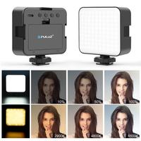 Panneau lumineux compact PULUZ PU4141B 100 LED 5W à 3 températures de couleur pour vidéo, à fixer sur caméra