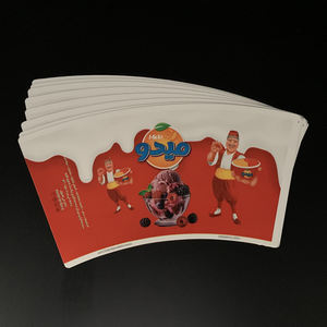 แก้วกระดาษเคลือบ PE กันน้ำสองด้าน พิมพ์โลโก้ได้ตามต้องการ สำหรับวัตถุดิบอาหาร พิมพ์ออฟเซ็ต สำหรับกาแฟ บะหมี่ สลัด - Product Image 5