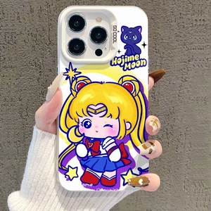 เคส TPU ลายการ์ตูนเด็กผู้หญิง imdphone สำหรับ iPhone XS x XR xsmax 11 12 13 14 15 16 17air 17pro 16E สูงสุด - Product Image 1