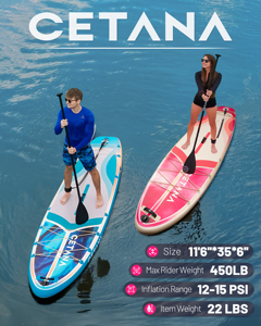 Tavola da Stand Up Paddle (SUP) Portatile Superfield 11'6"*35"*6" per Dropshipping UE, OEM e Ingrosso - Product Image 3