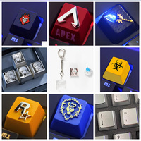 Vente en gros OEM ESC Cherry Keycaps, touches de clavier personnalisées en PBT 1U R4, touches métalliques mécaniques à motifs, claviers d'ordinateur personnalisés