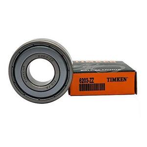 2 uds para TIMKEN 6203-ZZ rodamientos rígidos de bolas 17x40x12mm prelubricado doble sello de Metal rendimiento estable rentable - Product Image 2