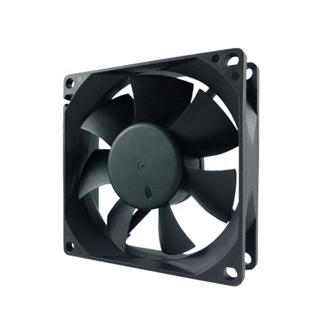 Electric 80x80x25mm EC Cooling Fan with EC Motor Plastic Construction OEM/ODM Customizable