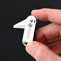 Mini couteau à boîte, petit couteau porte-clés, ouvre-colis EDC pour hommes et femmes