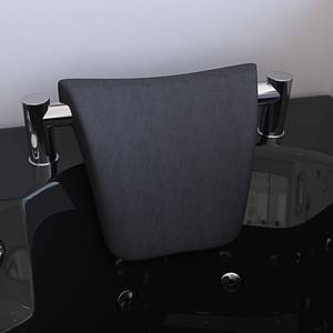 Moderne 2-Personen schwarz Acryl freistehende Blase Ein weich massage Spa Badewanne Whirlpool Whirlpool Kissen für Home Hotel Badezimmer - Product Image 4