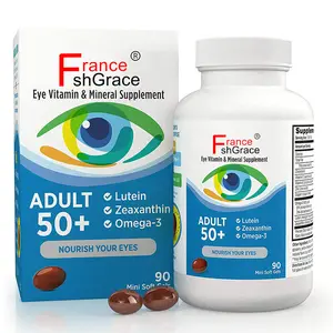 Eye Vitamin Mineral Supplement Contains Zinc Vitamins Omega 3 Lutein Zeaxanthin 90 Softgels