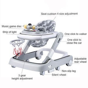 Ventes directes d'usine <span class=keywords><strong>de</strong></span> haute qualité trotteur pour bébé 3-en-1 avec éclairage <span class=keywords><strong>musical</strong></span> trotteur pour jouets, <span class=keywords><strong>chariot</strong></span>, chaise <span class=keywords><strong>de</strong></span> salle à manger marcheur pour enfants au meilleur prix - Product Image 2