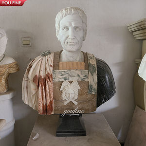 <span class=keywords><strong>Buste</strong></span> <span class=keywords><strong>de</strong></span> Jules <span class=keywords><strong>César</strong></span> en marbre naturel, vente chaude - Product Image 5