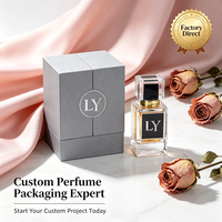 Boîte cadeau grise haut de gamme personnalisée pour cosmétiques, emballage extérieur à double porte magnétique à ouverture rabattable, carton spécial pour parfum et bougie