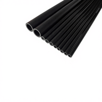 Tube en fibre de carbone Rongui pour blindage EMI, gaine de gestion de câbles, protection de faisceau de câbles, boîtier de test RF, cage de Faraday