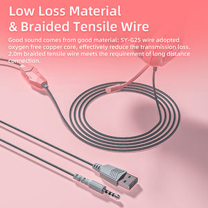 Fone de Ouvido Gamer Soyto G25 ODM com Orelhas de Gato RGB para Meninas e Meninos - Atacado de Fábrica - Product Image 6