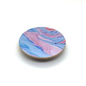 Tapa Redonda de Madera de Alta Calidad y Diseño de Lujo, Impresa a Color, con Junta de Silicona para Frascos de Velas - Product Image 1