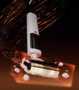 Nettoyeur de sol <span class=keywords><strong>sans</strong></span> <span class=keywords><strong>fil</strong></span> 18KPa avec moteur <span class=keywords><strong>sans</strong></span> balais, <span class=keywords><strong>aspirateur</strong></span> humide/sec, filtre HEPA, batterie 4000mAh, double positionnement plat à 180 degrés - Product Image 5