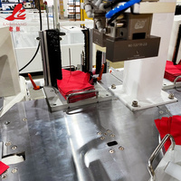 Machine automatique à double tête pour la pose d'œillets et la couture de casquettes de baseball – Équipement de fabrication de chapeaux