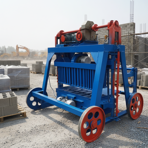 多目的モバイル高効率セメントレンガ成形機モーター中空インターロッキングブロック製造機CE ISO認証済み - Product Image 1