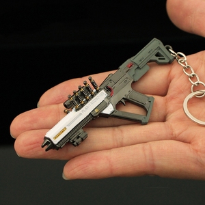 Colgante Metálico Miniatura de Aleación PLAS: Subfusil VSS, Rifle de Asalto FH416, Lanzagranadas 7cm - Accesorios para Bolsos - Product Image 2