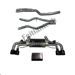 Sistema de escape Catback, silenciador de tubo de Escape de rendimiento de acero inoxidable para <span class=keywords><strong>BMW</strong></span> M340/M340i 3,0 T 2019-2024, Control remoto - Product Image 3