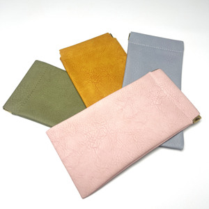 Fabrikgefertigtes rechteckiges modisches Brillenetui mit Druckknopfverschluss, tragbares Sonnenbrillenetui aus umweltfreundlichem Leder. - Product Image 4