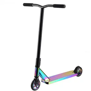 Rainbow Pro Stunt Scooter trucco completo Scooter Entry Level in alluminio Freestyle Kick Scooters per bambini adulti