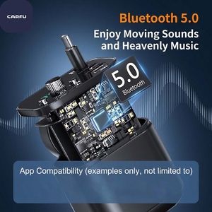 Adaptateur universel 4-en-1 avec câble Type-C rétractable Lecteur de musique pour camions, SUV, petites voitures - Product Image 2