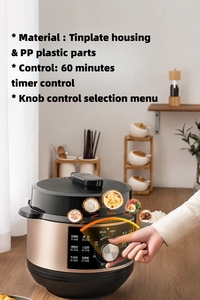 Aparato de cocina inteligente de 6 <span class=keywords><strong>litros</strong></span>, multicocina, fabricantes de acero inoxidable, <span class=keywords><strong>olla</strong></span> a presión eléctrica doméstica de gran capacidad - Product Image 4