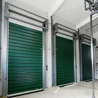 Portes roulantes à grande vitesse conçues en usine, fonctionnement stable et silencieux, ouverture et fermeture rapides, adaptées aux ateliers