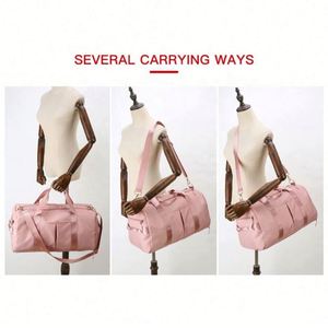 Sac de voyage pliable et portable, grand format, personnalisé, étanche, avec compartiment à chaussures, idéal pour la gym et le sport – Vente en gros - Product Image 5