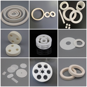 Machinable mica & macor gốm tấm cách nhiệt, mặt bích & Vòng chịu mài mòn thành phần tùy chỉnh - Product Image 3