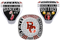 Bague de championnat de football personnalisée, basket-ball, baseball, softball, bagues de champions de haute qualité pour hommes