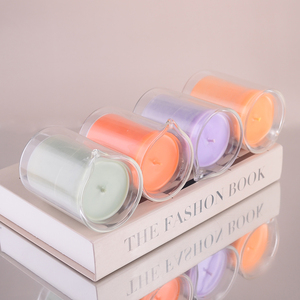 <span class=keywords><strong>Bougie</strong></span> parfumée d'aromathérapie Double sexe <span class=keywords><strong>de</strong></span> vente chaude dans un pot en verre coloré avec marque privée pour l'utilisation d'huile <span class=keywords><strong>de</strong></span> lotion <span class=keywords><strong>de</strong></span> <span class=keywords><strong>massage</strong></span> - Product Image 4