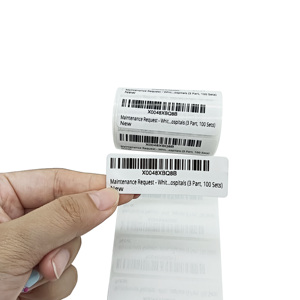 Étiquettes en papier thermique autocollantes à alimentation directe d'usine pour imprimante thermique - Product Image 3