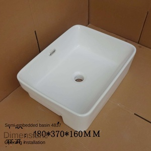 Évier de salle de bain moderne en porcelaine ronde de style industriel, à trou unique, à poser sur le comptoir, avec fonction de nettoyage facile - Product Image 4
