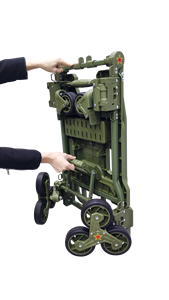 Carros de mano y carro plegable 2 en 1, carro convertible para subir escaleras, 90KG/150KG, herramienta de transporte fuerte - Product Image 6